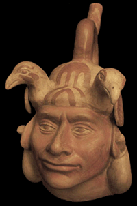 ... becoming increasingly sophisticated, as illustrated by this exact reproduction of a Moche portrait vessel by artisan Walter Acosta. (Charles Stanish) - insider2