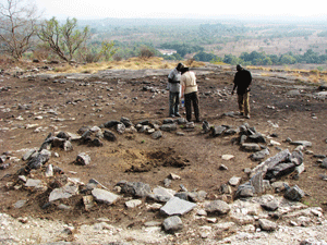 A Nigerian stone house