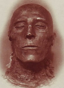 The mummy of Pharoah Seti I