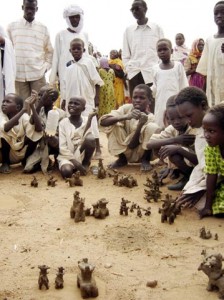 Children from Darfur in Refugee Camp