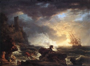 A Painting by Claude-Joseph Vernet