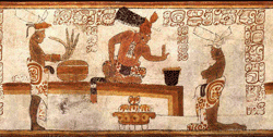 Late Classic Maya vase