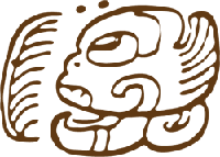 Maya glyph for cacao