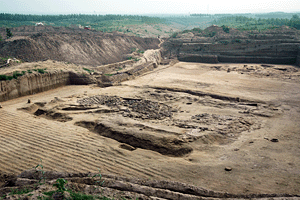Han Dynasty site in Henan Province, China