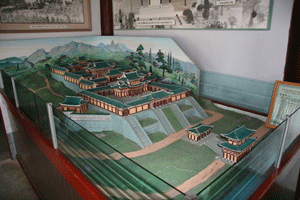 A replica of Manwoldae at the Goryeo Museum in Kaesong