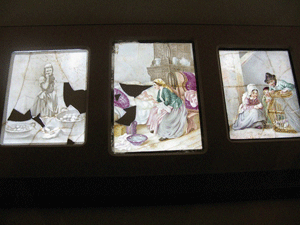 lithophanes which once decorated the windows of the Knox Botanical and Seed Store