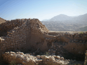 the fortifications of Cheshm-e Shafa