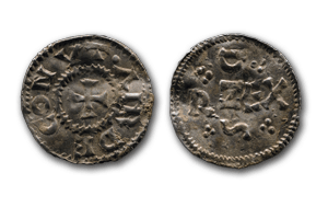 silver Viking coin