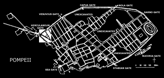 Map of Pompeii