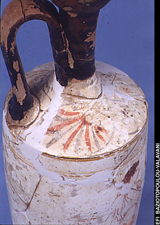 A white-ground lekythos (oil flask)